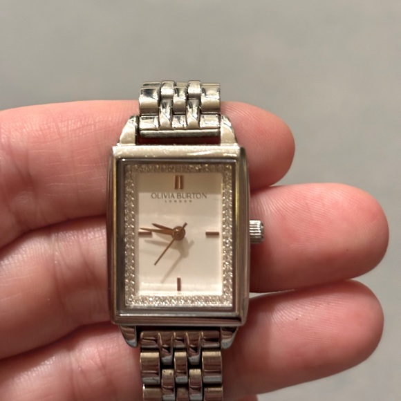 OLIVIA BURTON Silver and White Women's Watch - Picture 7 of 9